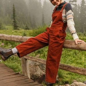 United By Blue Corduroy Ankle Overalls